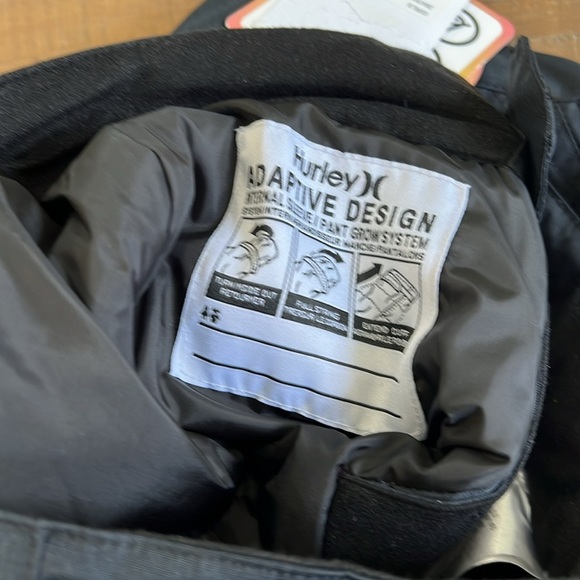 Hurley tech black grown system snow pants nwt - Picture 5 of 7